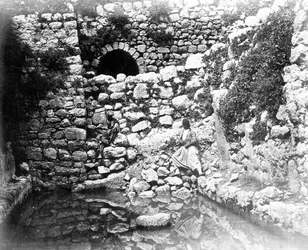 Poel van Siloam, Jeruzalem, 1857